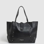 Black Leather Tote Bag Pepe Jeans L20F2F747 Women