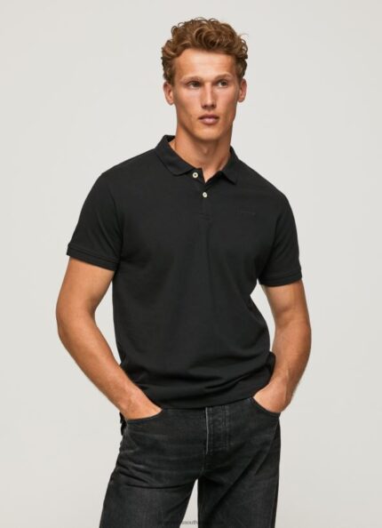 Black Logo T-Shirt Pepe Jeans L20F2F1086 Men