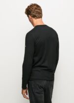 Black Long-Sleeved Cotton T-Shirt Pepe Jeans L20F2F1008 Men - Image 4