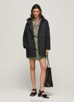 Black Parka With Inner Jacket Pepe Jeans L20F2F139 Women