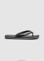Black Pool Motorbike Beach Flip Flops Pepe Jeans L20F2F1269 Men