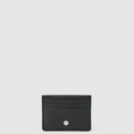 Black Printed Lining Leather Card Holder Pepe Jeans L20F2F1289 Men