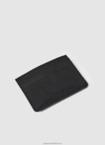 Black Printed Lining Leather Card Holder Pepe Jeans L20F2F1289 Men - Image 5
