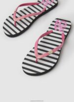 Black Rake Love Beach Flip Flops Pepe Jeans L20F2F706 Women - Image 3