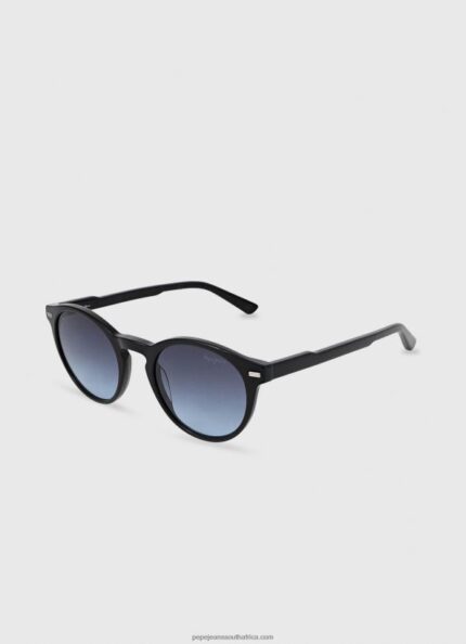 Black Round Sunglasses Pepe Jeans L20F2F1305 Men
