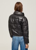 Black Shiny Padded Down Jacket Pepe Jeans L20F2F123 Women - Image 4