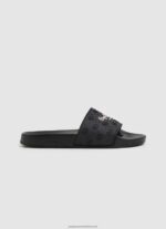 Black Slider Plain Beach Flip Flops Pepe Jeans L20F2F690 Women