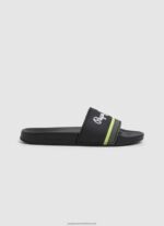 Black Slider Portobello Beach Flip Flops Pepe Jeans L20F2F1261 Men