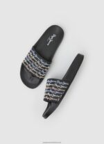 Black Slider Set Beach Flip Flops Pepe Jeans L20F2F692 Women - Image 2