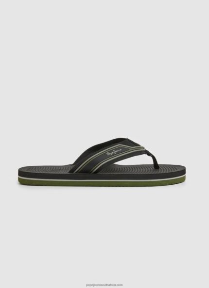 Black South Beach Flip Flops Pepe Jeans L20F2F1270 Men