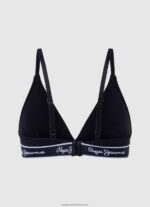 Black Stretchy Cotton Bra Pepe Jeans L20F2F548 Women - Image 2