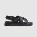 Black Summer Block Wedge Sandals Pepe Jeans L20F2F651 Women