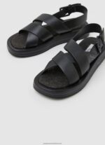 Black Summer Block Wedge Sandals Pepe Jeans L20F2F651 Women - Image 3