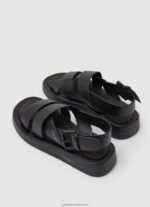 Black Summer Block Wedge Sandals Pepe Jeans L20F2F651 Women - Image 4