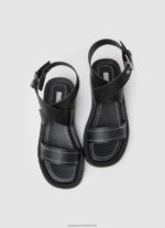 Black Summer Logy Wedge Sandals Pepe Jeans L20F2F652 Women - Image 2