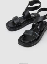 Black Summer Logy Wedge Sandals Pepe Jeans L20F2F652 Women - Image 3
