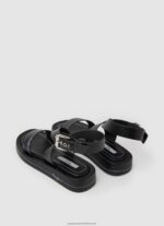 Black Summer Logy Wedge Sandals Pepe Jeans L20F2F652 Women - Image 4