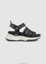 Black Venus Point Trek Sandals Pepe Jeans L20F2F686 Women