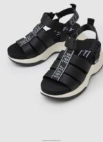 Black Venus Point Trek Sandals Pepe Jeans L20F2F686 Women - Image 3