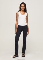 Black Venus Venus Straight Fit Low Waist Jeans Pepe Jeans L20F2F298 Women