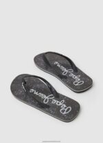 Black Whale Bandana Beach Flip Flops Pepe Jeans L20F2F1284 Men - Image 4
