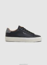 Black Yogi Original Leather Sneakers Pepe Jeans L20F2F1183 Men