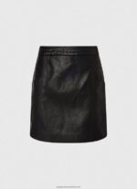 Black Zip-Fastened Mini Skirt Pepe Jeans L20F2F484 Women - Image 5