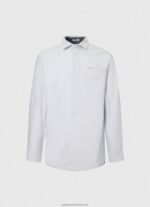 Bleach Blue Lawson Regular Fit Oxford Shirt Pepe Jeans L20F2F1052 Men - Image 5