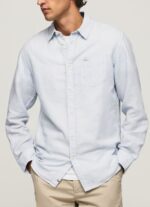Bleach Blue Parker Long Sleeved Shirt Pepe Jeans L20F2F1071 Men - Image 3