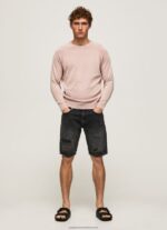 Bleach Pink Round Collar Cotton Jersey Pepe Jeans L20F2F863 Men - Image 2