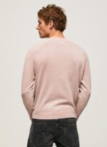 Bleach Pink Round Collar Cotton Jersey Pepe Jeans L20F2F863 Men - Image 4