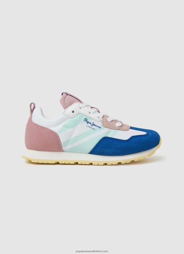 blue_foster_print_combined_sneakers_pepe_jeans_l20f2f1317_girl.jpg Blue Foster Print Combined Sneakers Pepe Jeans L20F2F1317 Girl - Image 1