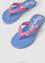 Bright Pink Bay Beach Flip Flops Pepe Jeans L20F2F707 Women - Image 3