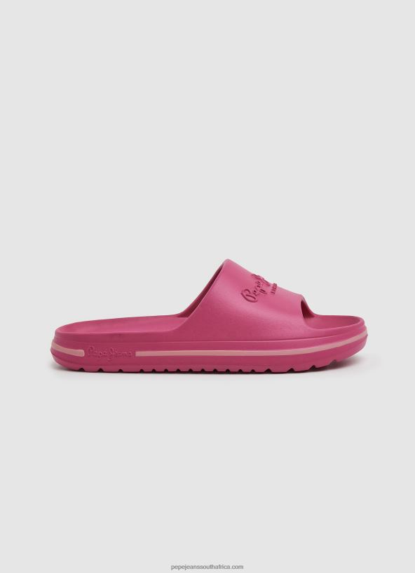 bright_rose_beach_slide_flip_flops_pepe_jeans_l20f2f695_women.jpg Bright Rose Beach Slide Flip Flops Pepe Jeans L20F2F695 Women - Image 1