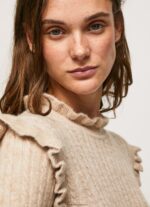 Buff Cable Knit Midi Dress Pepe Jeans L20F2F206 Women - Image 3