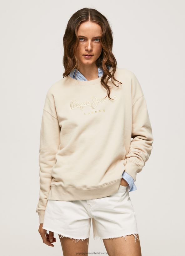 buff_embroidered_cotton_jumper_pepe_jeans_l20f2f272_women.jpg Buff Embroidered Cotton Jumper Pepe Jeans L20F2F272 Women - Image 1