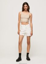 Buff Knit Straps Top Pepe Jeans L20F2F242 Women - Image 2