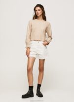 Buff Openwork Round Neck Jersey Pepe Jeans L20F2F244 Women - Image 2