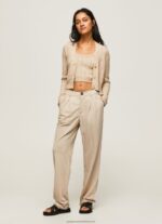 Buff Openwork V Neck Cardigan Pepe Jeans L20F2F243 Women - Image 2