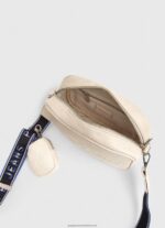 Buttermilk Embossed Logo Maxi Crossbody Bag Pepe Jeans L20F2F712 Women - Image 4