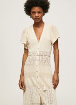 Buttermilk Faye Fine Knited Dress Pepe Jeans L20F2F151 Women - Image 4