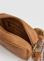 Camel Embossed Logo Maxi Crossbody Bag Pepe Jeans L20F2F714 Women - Image 3