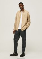 Camel Parker Long Sleeved Shirt Pepe Jeans L20F2F1039 Men - Image 2