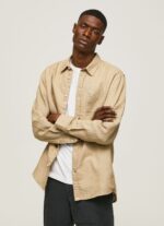 Camel Parker Long Sleeved Shirt Pepe Jeans L20F2F1039 Men - Image 3