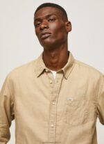 Camel Parker Long Sleeved Shirt Pepe Jeans L20F2F1039 Men - Image 4