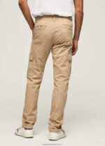 Camel Sean Regular Fit Chino Pants Pepe Jeans L20F2F1127 Men - Image 4