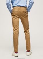 Camel Slim James Chino Trousers Pepe Jeans L20F2F1098 Men - Image 4