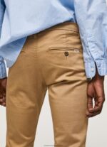Camel Slim James Chino Trousers Pepe Jeans L20F2F1098 Men - Image 5