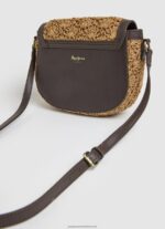 Caramel Woven Straw Crossbody Bag Pepe Jeans L20F2F742 Women - Image 2