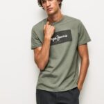 Casting Embroidered Logo Cotton T-Shirt Pepe Jeans L20F2F914 Men